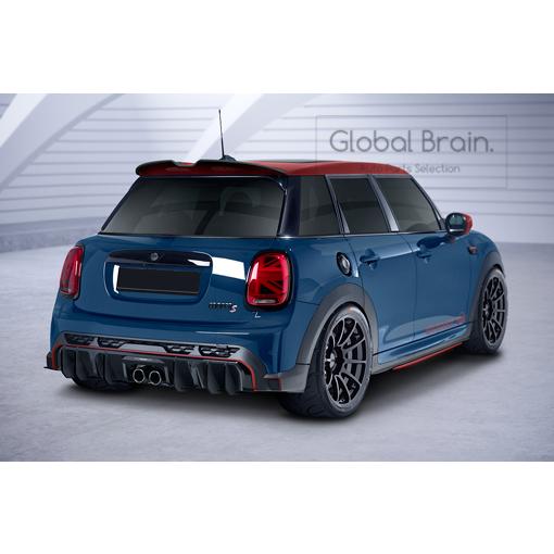 樂天商城 - ミニ クーパー JCW F55 F56 リア ルーフ スポイラー / リア ウイング トリム エクステンション ディフューザー 946