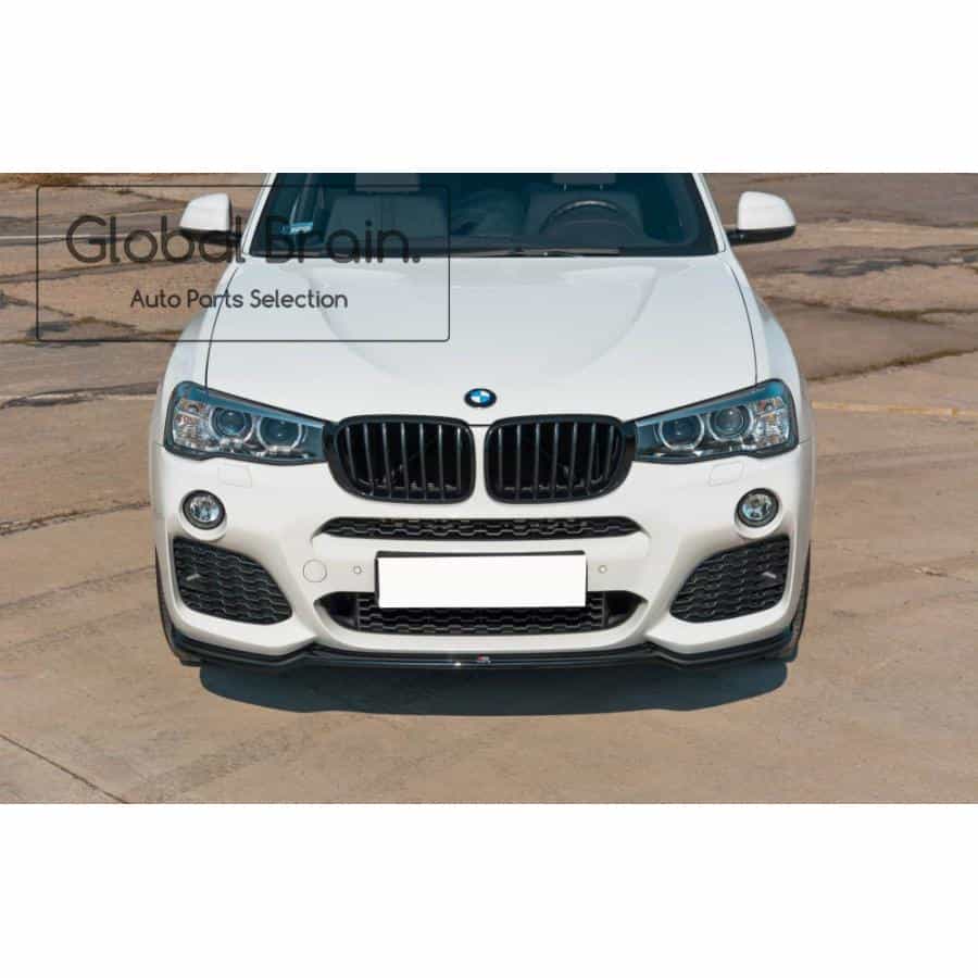 2014-2017 BMW X3 F25 後期 Mスポーツ フロント バンパー リップ スポイラー/ bmw スプリッター ディフューザー エアロ パーツ カスタム チューン