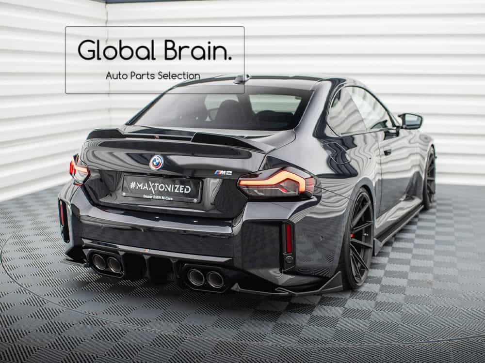 BMW M2 クーペ G87 リア サイド スプリッター スパッツ V6/ BMW スプリッター ディフューザー エアロ パーツ カスタム チューンのサムネイル