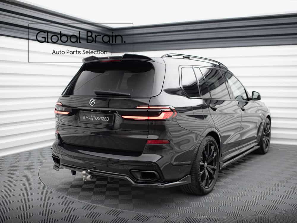 BMW X7 G07 後期 Mスポーツ リア ディフューザー スポイラー/ BMW スプリッター ディフューザー エアロ パーツ カスタム チューン