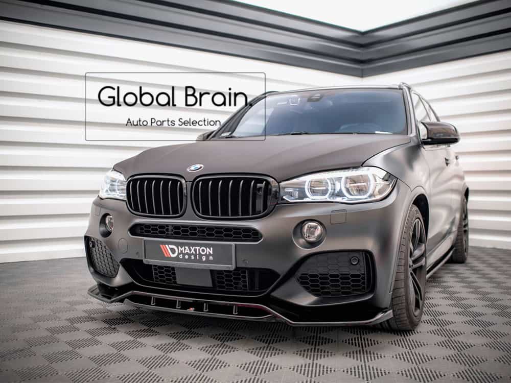 BMW X5 F15 Mスポーツ フロント リップ スポイラー V2/ BMW スプリッター ディフューザー エアロ パーツ カスタム チューン