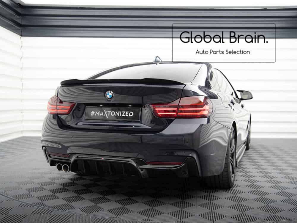 BMW 4シリーズ グランクーペ F36 クーペ F32 Mスポーツ リア ディフューザー スポイラー/ BMW スプリッター ディフューザー エアロ パーツ カスタム チューン