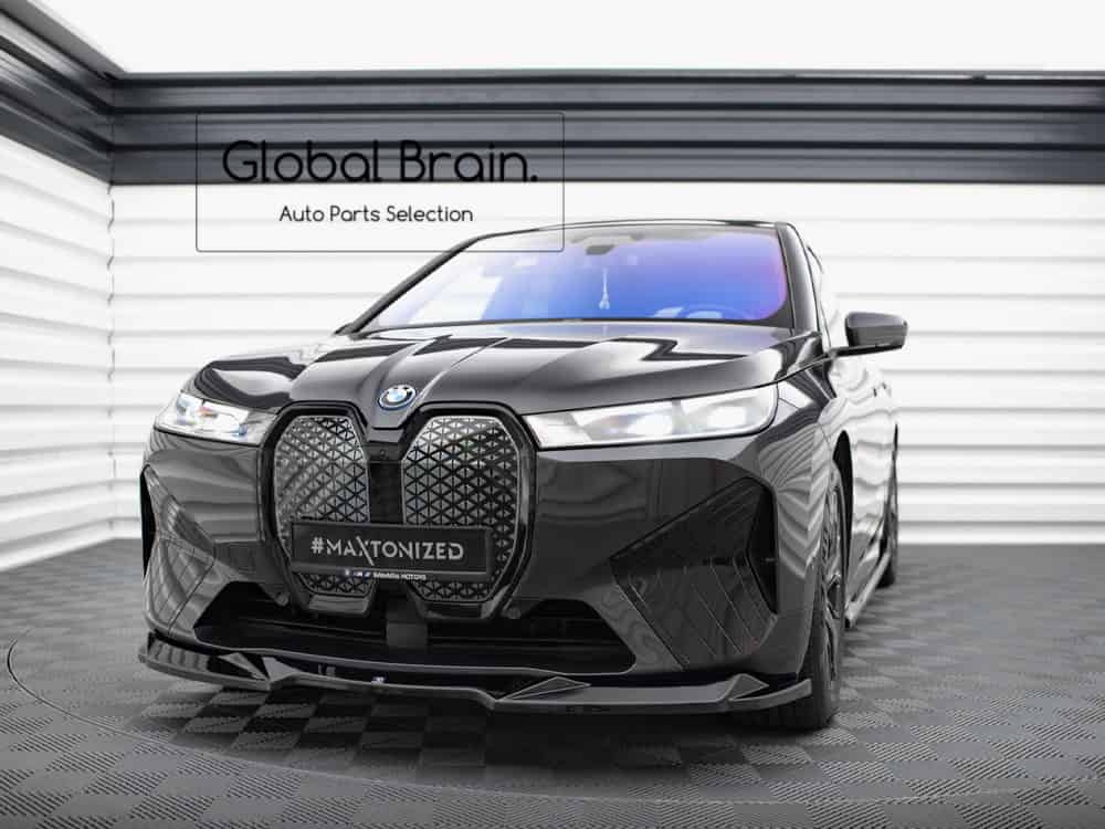 BMW iX Mスポーツ i20 フロント リップ スポイラー V2/ BMW スプリッター ディフューザー エアロ パーツ カスタム チューン