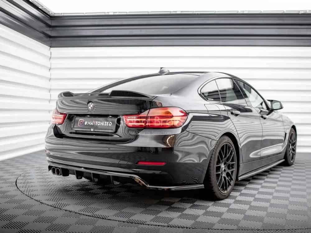Front Spoiler - BMW 4シリーズ F36 グランクーペ リア トランク スポイラー / フロント スプリッター アンダー エプロン バンパー ディフューザー