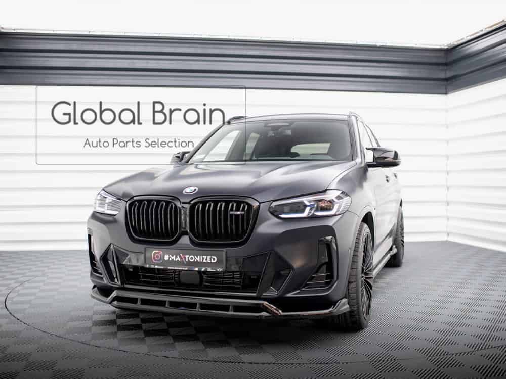 樂天商城 - BMW X3 G01 後期 Mスポーツ M40i / IX3 G08 フロント リップ スポイラー/ BMW スプリッター ディフューザー エアロ パーツ カスタム チューン