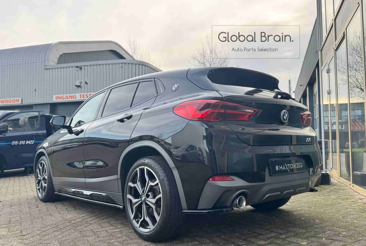 乐天商城 - BMW X2 F39 Mスポーツ サイド スカート ディフューザー/ BMW スプリッター ディフューザー エアロ パーツ カスタム チューン