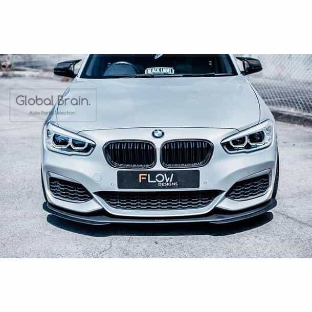 乐天商城 - BMW 1シリーズ F20 後期 M135 M140 - フロント リップスポイラー用 エクステンション / スプリッター ディフューザー エアロ パーツ flow design