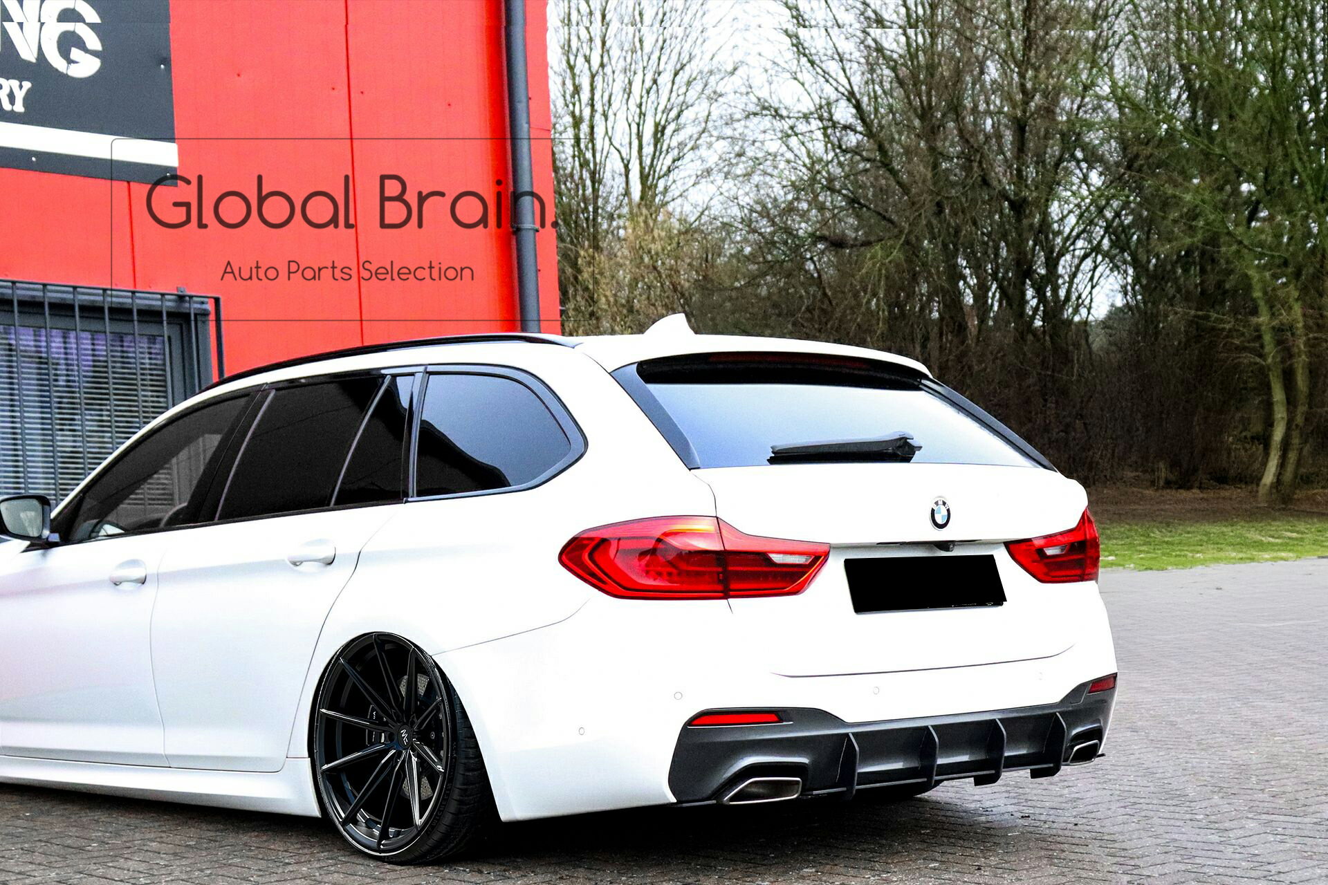 BMW 5シリーズ G30 G31 Mスポーツ リア センター ディフューザー フィン / スプリッター ディフューザー エアロ パーツ ingo noak