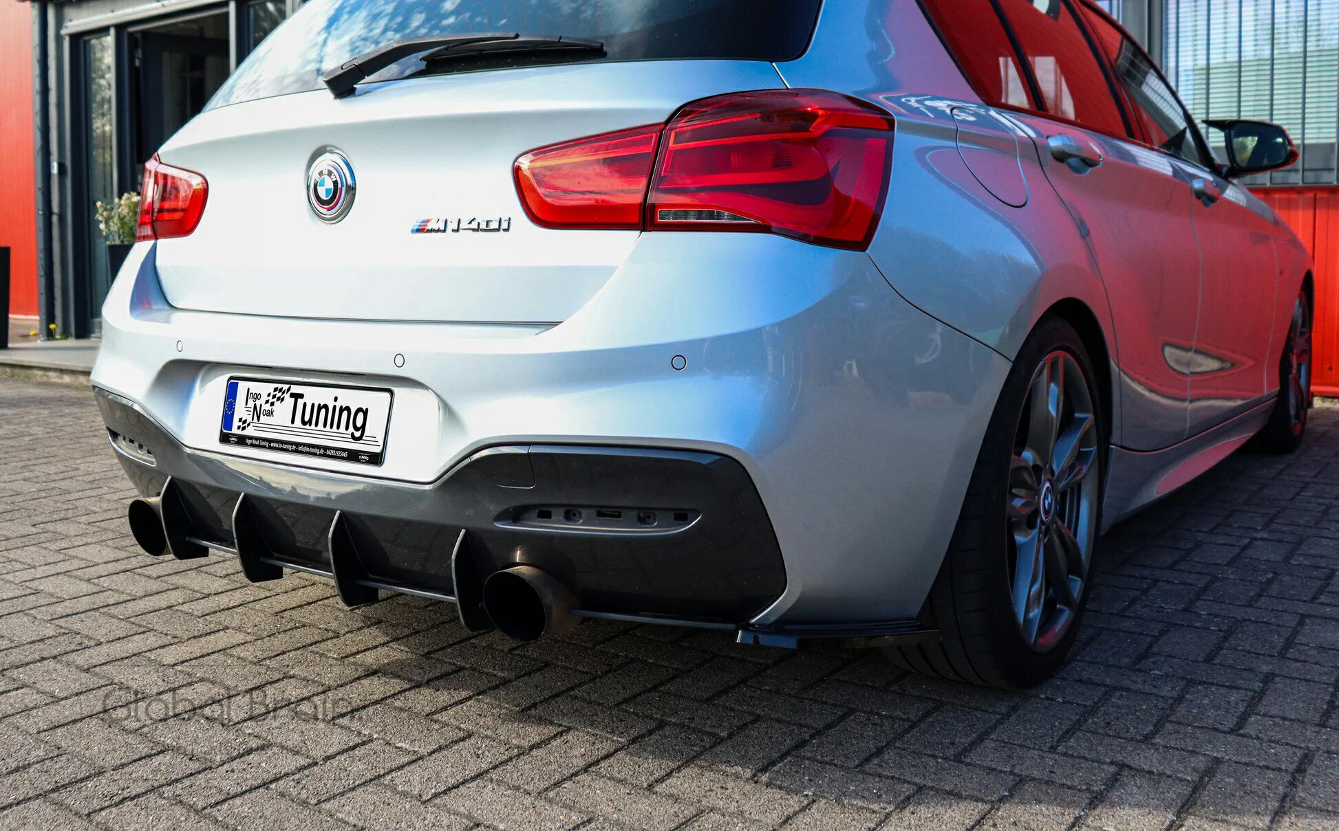 乐天商城 - BMW 1シリーズ F20 F21 後期 M140i リア サイド スプリッター スパッツ/ スプリッター ディフューザー エアロ パーツ ingo noak