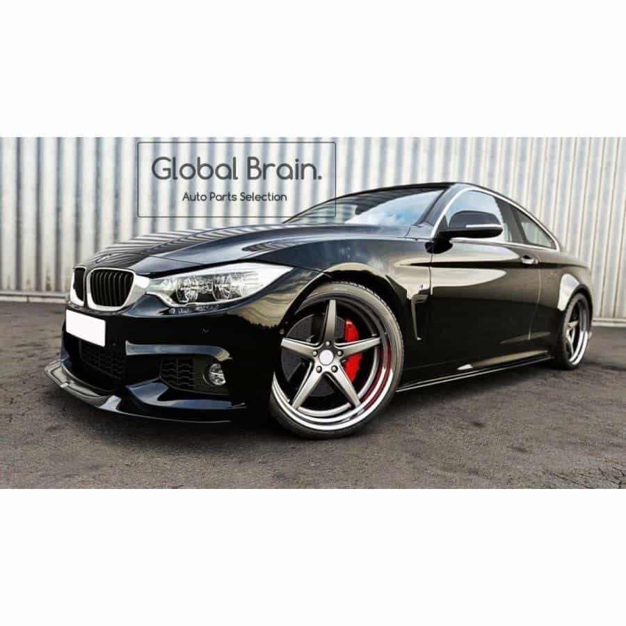 樂天商城 - BMW 4シリーズ F32 クーペ Mスポーツ フロント バンパー リップ スポイラー Ver.2/ bmw スプリッター ディフューザー エアロ パーツ カスタム チューン