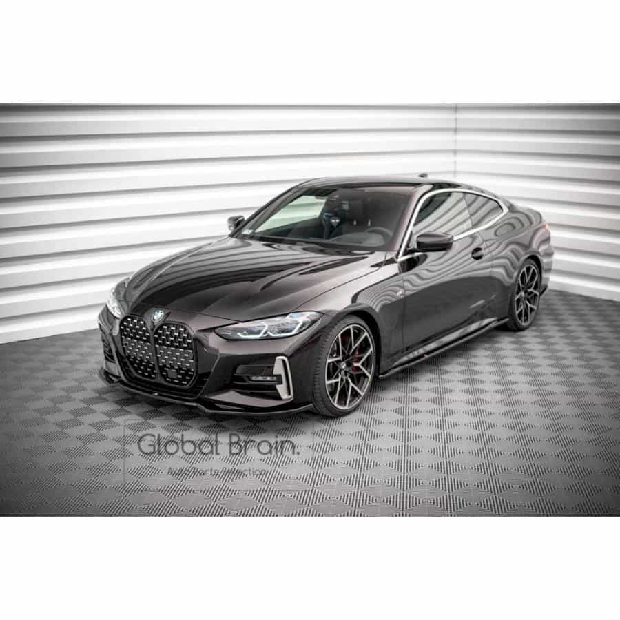 乐天商城 - BMW 4シリーズ Mスポーツ G22 フロント スプリッター スポイラー ver.3/ bmw スプリッター ディフューザー エアロ パーツ カスタム チューン