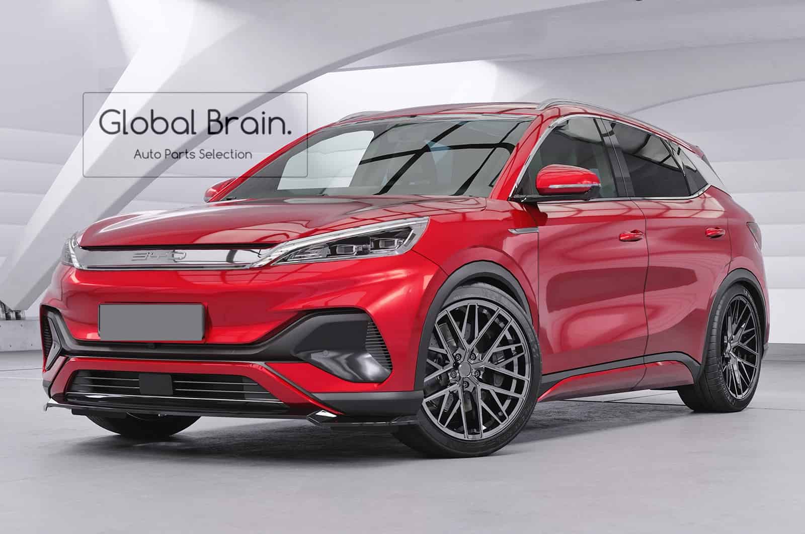乐天商城 - BYD アット 3 ATTO3 フロント リップ スポイラー/ フロント スプリッタ― バンパー アンダー ディフューザー スカート 794