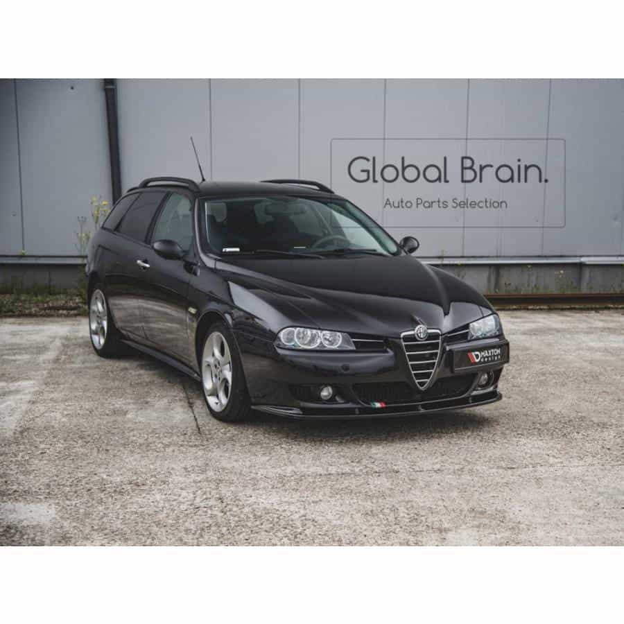 アルファロメオ 156 後期 フロント リップ スポイラー/ Alfa Romeo スプリッター ディフューザー エアロ パーツ カスタム チューン
