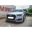 アウディ A3 8V 後期 / S3 フロント リップ スポイラー Ver.3/ audi スプリッター ディフューザー エアロ パーツ カスタム チューン(2)