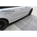 アウディ A6 C7 4G Sライン / S6 後期 サイド スカート カバー スポイラー/ audi スプリッター ディフューザー エアロ パーツ カスタム ...