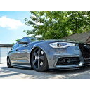 アウディ A6 C7 Sライン 前期 サイド スカート カバー スポイラー/ audi スプリッター ディフューザー エアロ パーツ カスタム チューン
