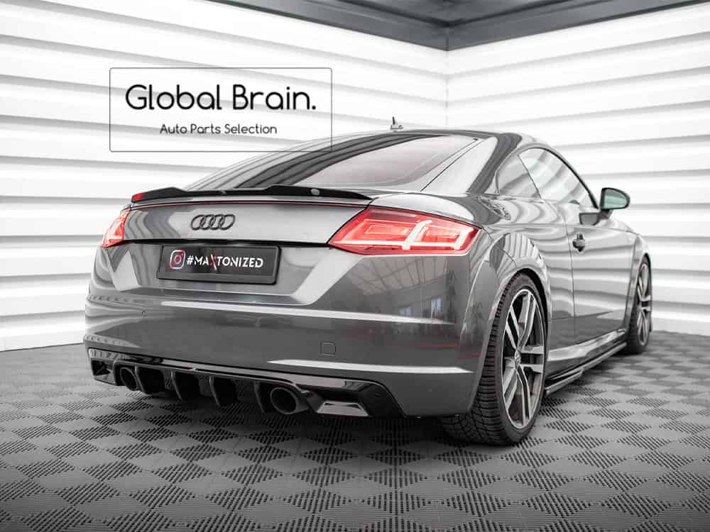 アウディ TT 8S Sライン 前期 リア ディフューザー/ AUDI スプリッター ディフューザー エアロ パーツ カスタム チューン