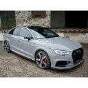 アウディ RS3 8V 後期 セダン サイド スカート カバー スポイラー/ audi スプリッター ディフューザー エアロ パーツ カスタム チューン