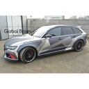 2013- アウディ RS6 C7 4G アバント サイド スカート カバー/ audi スプリッター ディフューザー エアロ パーツ カスタム チューン