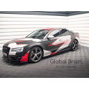 アウディ S8 D4 前期 サイド スカート カバー スポイラー V2/ Audi スプリッター ディフューザー エアロ パーツ カスタム チューン