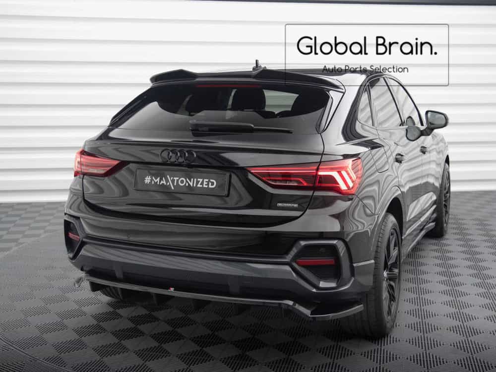 乐天商城 - アウディ Q3 F3 スポーツバック リア ディフューザー スポイラー/ AUDI スプリッター ディフューザー エアロ パーツ カスタム チューン