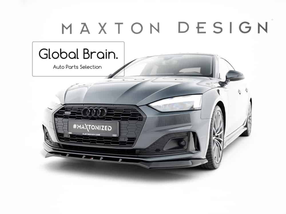 乐天商城 - アウディ A5 F5 後期 アドバンスト フロント リップ スポイラー V2 / audi スプリッター ディフューザー エアロ パーツ カスタム チューン