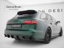 アウディ A6 C7 4G Sライン 前期 リア サイド スプリッター スパッツ V3/ AUDI スプリッター ディフューザー エアロ パーツ カスタム チュ...