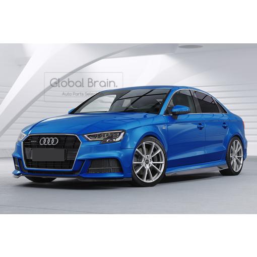 樂天商城 - アウディ A3 8Y Sライン / S3 フロント リップ スポイラー / フロント スプリッタ― バンパー アンダー ディフューザー スカート 612