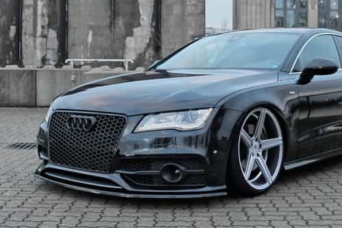 乐天商城 - アウディ A7 4G 前期 Sライン - フロント スプリッター スポイラー / スプリッター ディフューザー エアロ パーツ ingo noak