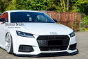 アウディ TT 8S Sライン/ TTS 前期 フロント リップ スポイラー/フロント スプリッター バンパー ディフューザー エプロン/ スプリッター ディフ...