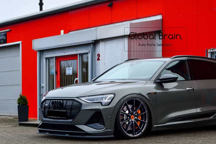 アウディ E-tron Eトロン Sライン フロント リップ スポイラー/ スプリッター ディフューザー エアロ パーツ ingo noak