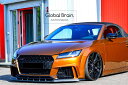 アウディ TTRS TT RS 8S 前期 フロント リップ スポイラー/フロント スプリッター バンパー ディフューザー エプロン/ スプリッター ディフュー...