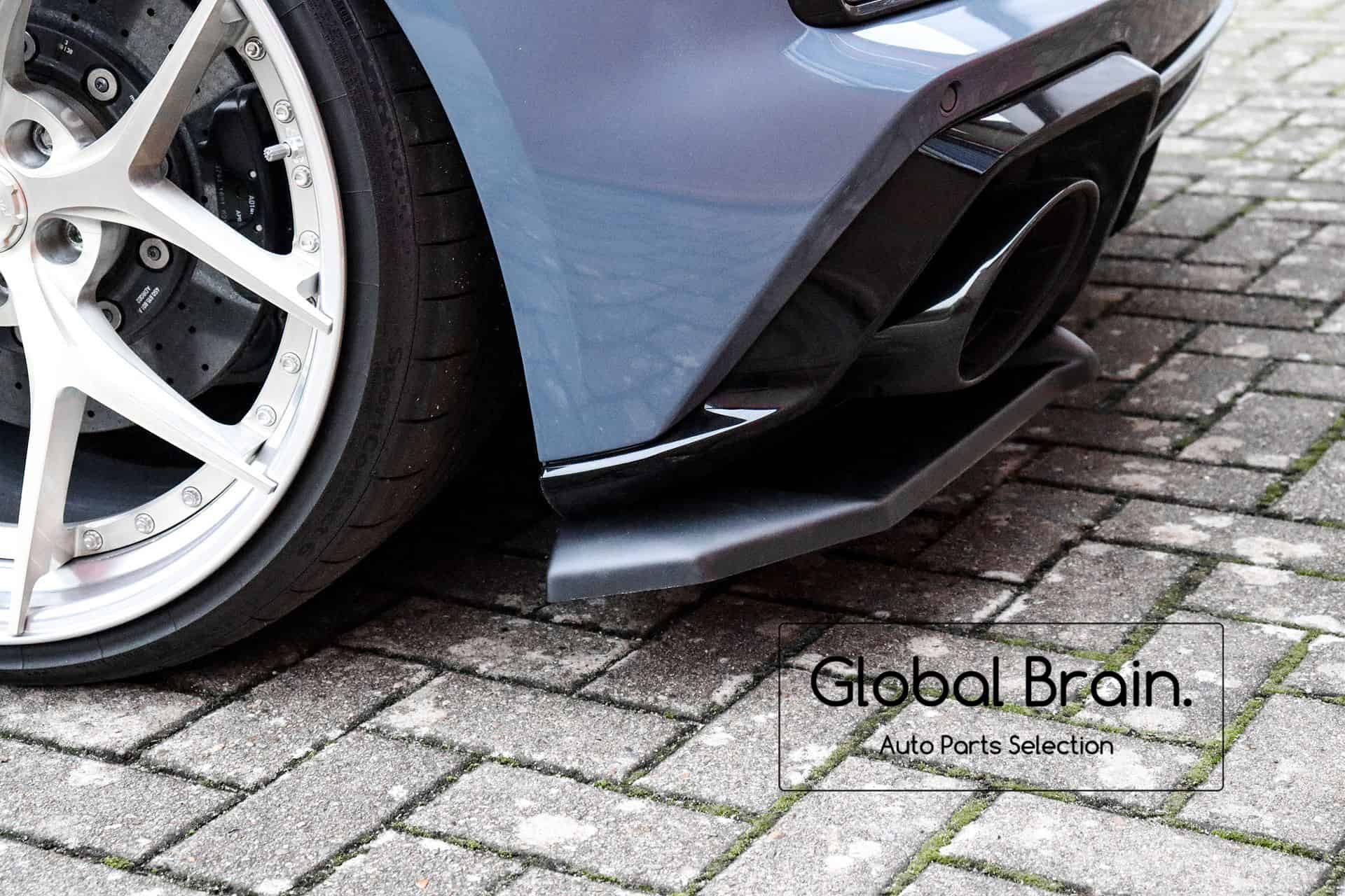 アウディ R8 4S 後期 リア サイド スプリッター スパッツ / スプリッター ディフューザー エアロ パーツ ingo noak