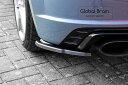 アウディ TT RS TTRS 8S 後期 リア スプリッター リア スパッツ/フロント スプリッター バンパー ディフューザー エプロン/ スプリッター ディ...