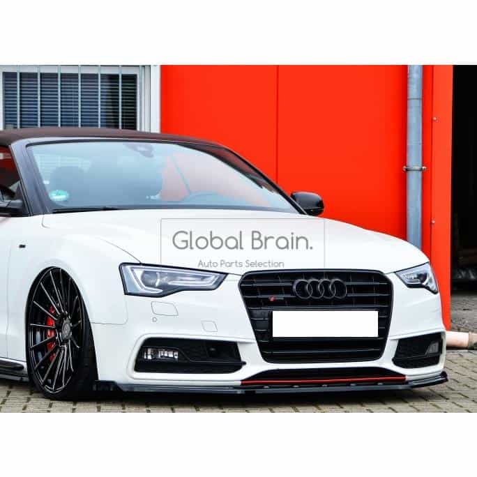 乐天商城 - アウディ A5 8T 後期 Sライン - フロント スプリッター スポイラー + ウイングレット / スプリッター ディフューザー エアロ パーツ ingo noak
