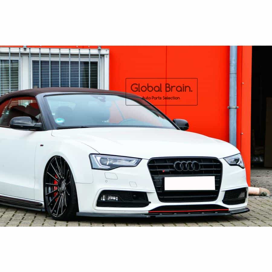 アウディ A5 8T 後期 Sライン - フロント スプリッター スポイラー / スプリッター ディフューザー エ..