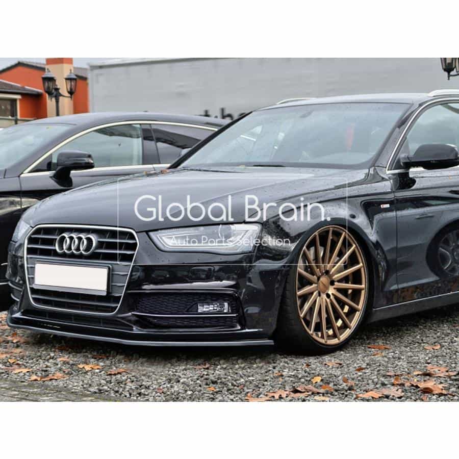 アウディ A5 B8 後期 Sライン 2011～ / A4 B8.5 後期 Sライン 2011～2015 (アバント / セダン) - フロント スプリッター スポイラー / スプリッター ディフューザー エアロ パーツ ingo noak