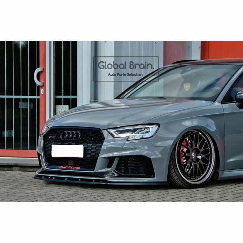 アウディ RS3 8V 後期 スポーツバック セダン - フロント スプリッター スポイラー / スプリッター ディフューザー エアロ パーツ ingo noak