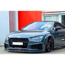 アウディ TT 8S Sライン / TTS 後期 フロント リップ スポイラー / スプリッター ディフューザー エアロ パーツ ingo noak
