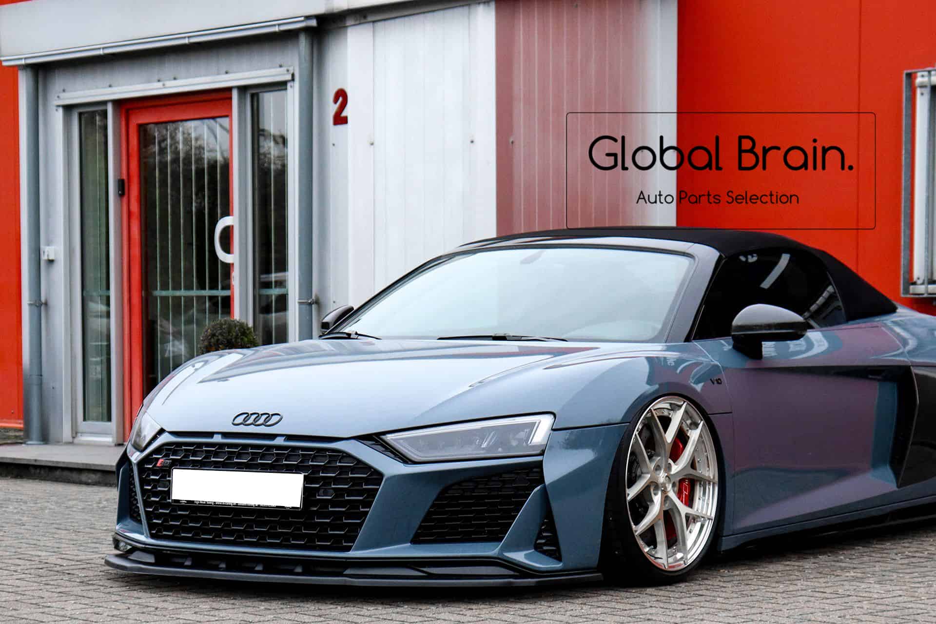 樂天商城 - アウディ R8 4S 後期 フロント リップ スポイラー / スプリッター ディフューザー エアロ パーツ ingo noak