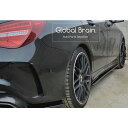 メルセデスベンツ CLA45 AMG / W176 後期 サイド スカート カバー スポイラー/ benz スプリッター ディフューザー エアロ パーツ カスタ...