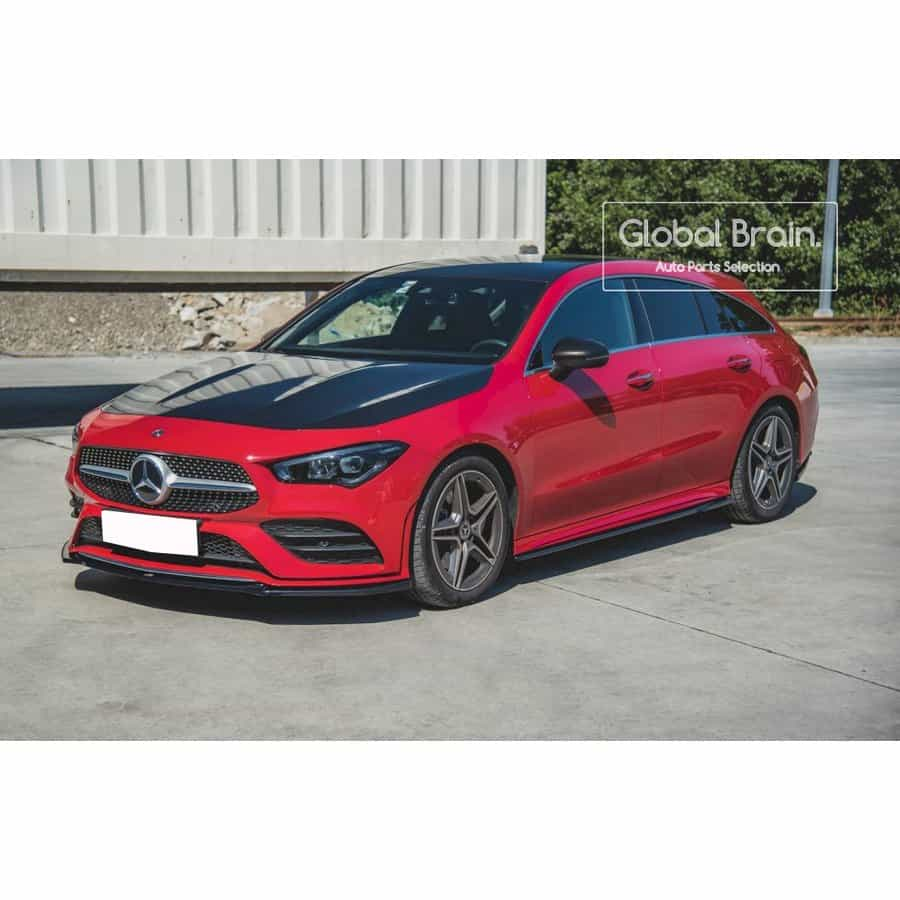 メルセデスベンツ CLA W118 C118 X118 AMGライン フロント リップ スポイラー Ver.1/ benz スプリッター ディフューザー エアロ パーツ カスタム チューン