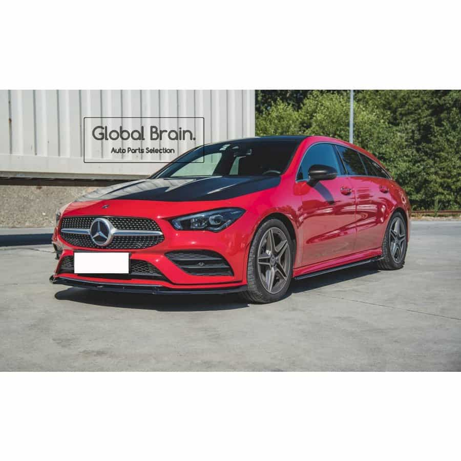 メルセデスベンツ CLA W118 C118 X118 AMGライン フロント リップ スポイラー Ver.2/ benz スプリッター ディフューザー エアロ パーツ カスタム チューン