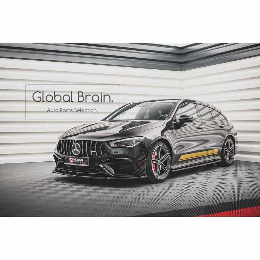 メルセデスベンツ CLA 45 C118 AMG フロント リップ スポイラー V3/ benz スプリッター ディフューザー エアロ パーツ カスタム チューン