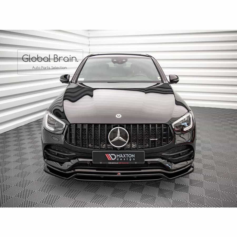 メルセデス ベンツBENZ GLCクラス X253 エアロ フロントリップ フロントスポイラー ブラバス ブラック 3Pセット メルセデス ベンツBENZ GLCクラス X253 エアロ フロントリップ フロントスポイラー ブラバス ブラック 3Pセット