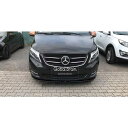メルセデスベンツ Vクラス W447 フロント リップ スポイラー Ver.1/ benz スプリッター ディフューザー エアロ パーツ カスタム チューン(2)