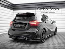 メルセデスベンツ Aクラス W176 後期 AMGスタイル リア ディフューザー スポイラー/ Benz スプリッター ディフューザー エアロ パーツ カスタム...