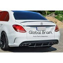 メルセデスベンツ 2011-2015 Cクラス W205 セダン - リア センター ディフューザー フィン / スプリッター ディフューザー エアロ パーツ ...