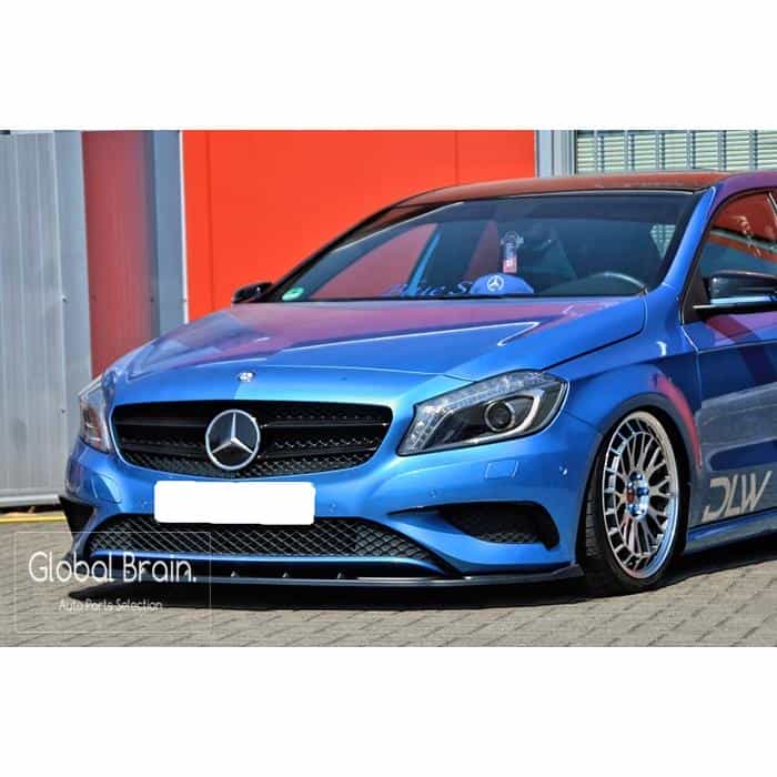 乐天商城 - メルセデスベンツ Aクラス W176 - フロント リップスポイラー / スプリッター ディフューザー エアロ パーツ ingo noak