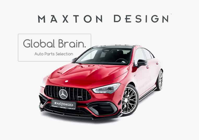 樂天商城 - メルセデスベンツ CLA 45 C118 X118 AMG エディション フロント リップ スポイラー V5 / benz スプリッター ディフューザー エアロ パーツ カスタム チューン